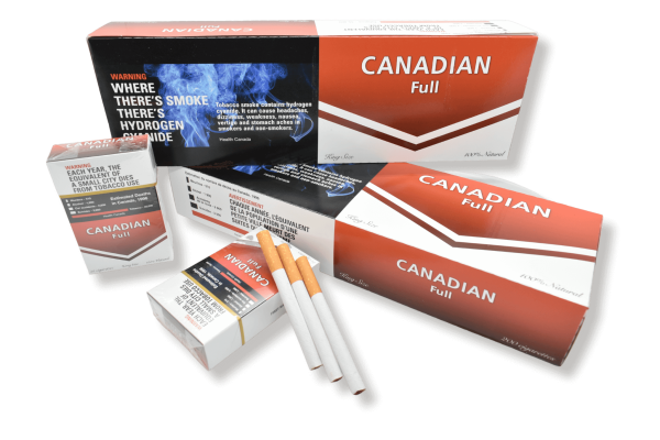 Canadian Full Flavour Cigarettes Carton and packs