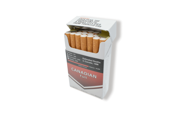 Canadian Full Flavour Cigarettes Open Pack