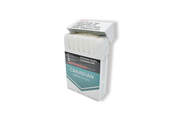 Canadian Menthol Cigarettes Open Pack