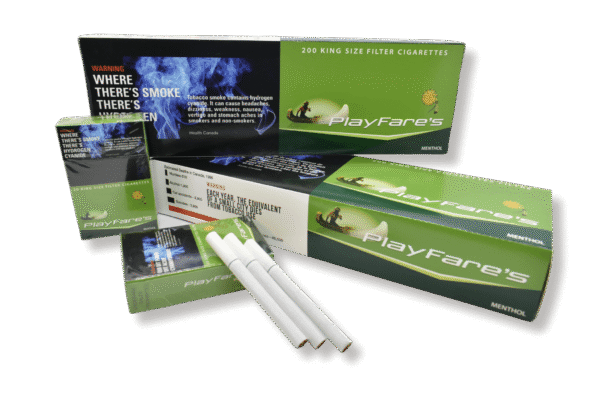 Playfares Menthol Carton and Packs