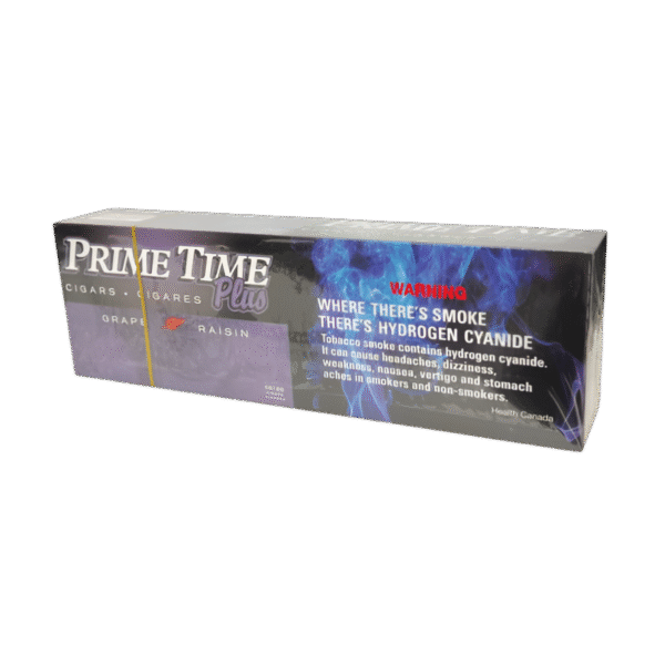 Prime Time Plus Grape Cigars Carton