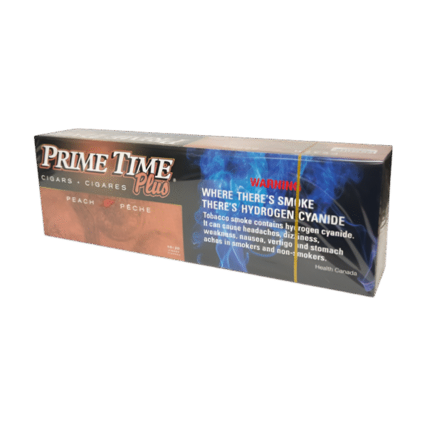 Prime Time Plus Peach Cigars Carton